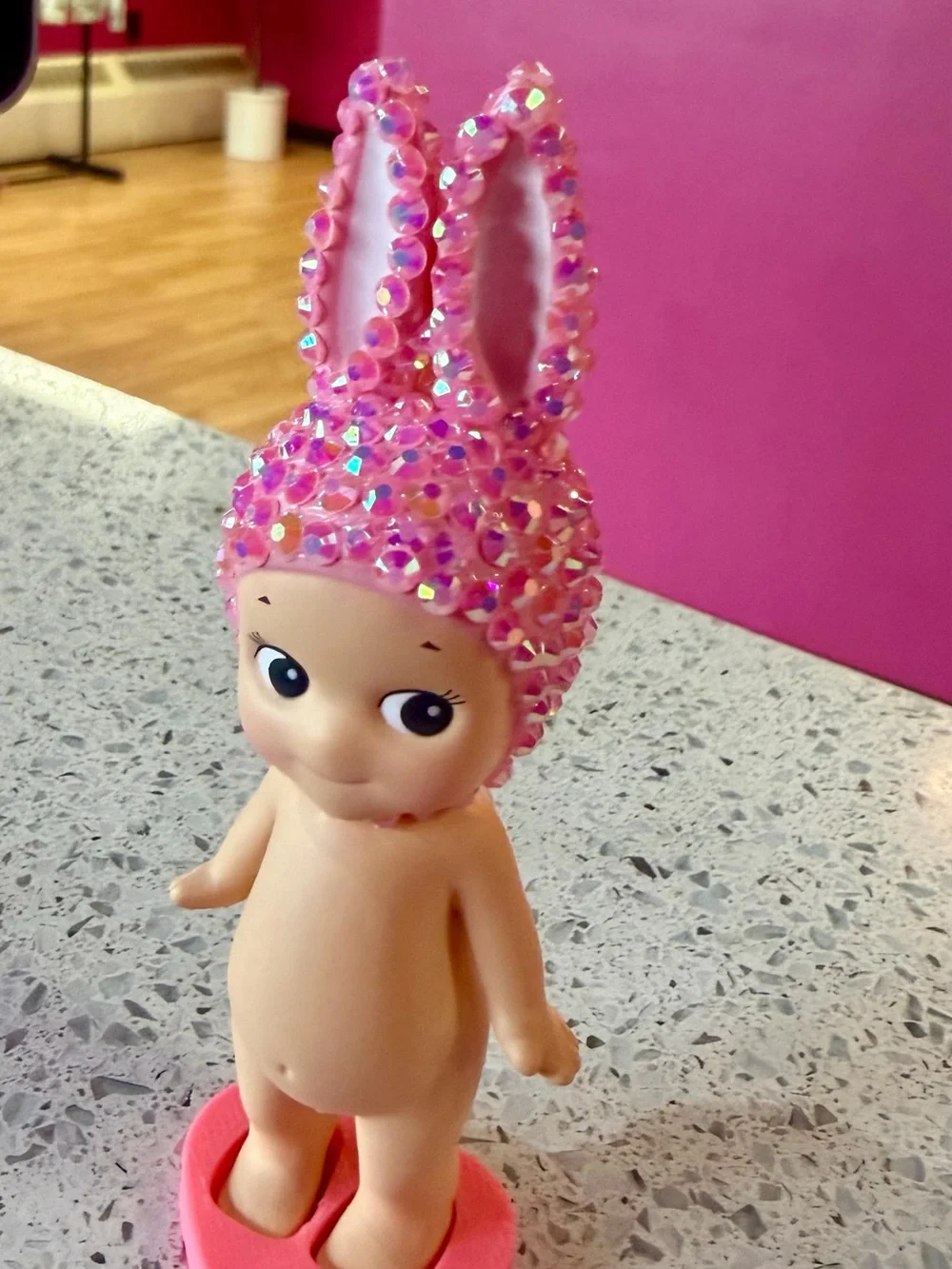 CUSTOM Sonny Angel Authentic, bedazzled bunny